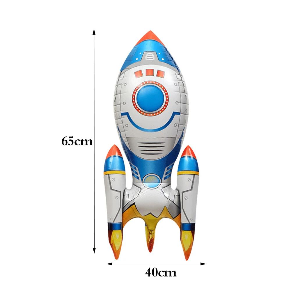 Solar System Outer Space Birthday 22in Planets Stand Astronaut Rocket Earth Balloons for Kids Starry Galaxy Party Decor Supplies