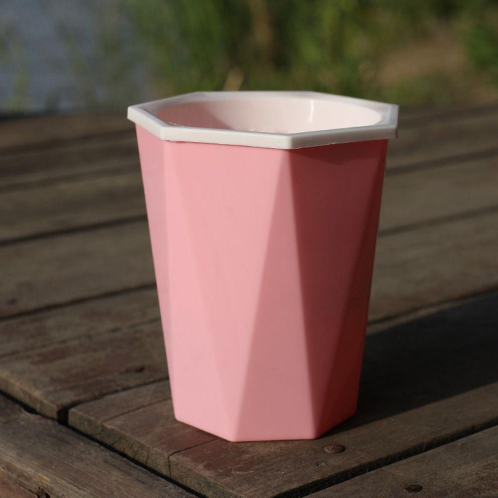 with Clear Saucer Reservoir Plant Pot with Drainage Hole Desktop Plants Pot