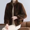 2024 Women's Versatile High-Grade Faux Mink Velvet Winter Coat, Chic Loose Fit, Plus Size Available