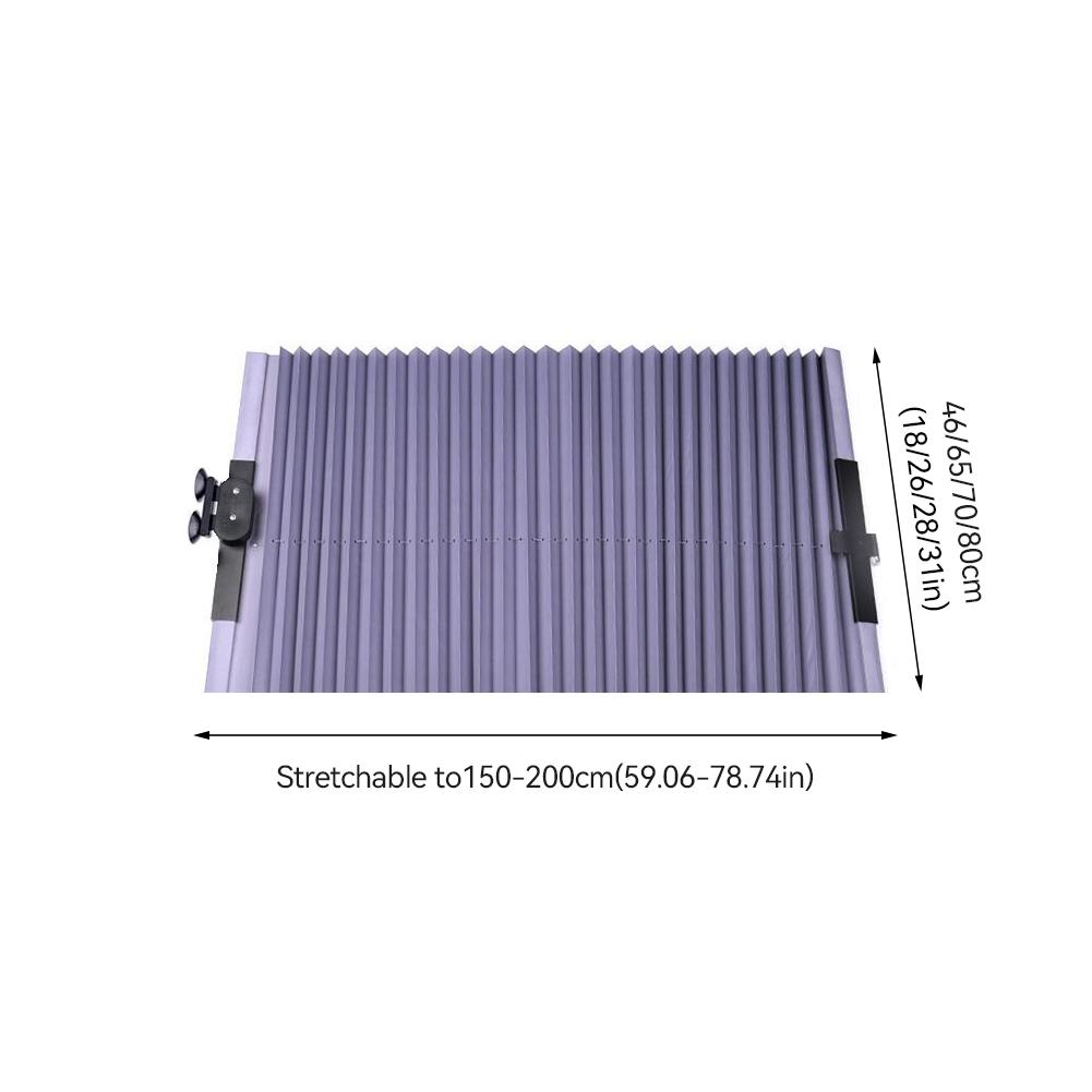 45-80CM Car Windshield Sunshade Curtain Retractable Anti UV Car Windshield Front/Rear Shutter Summer Auto Interior Accessories