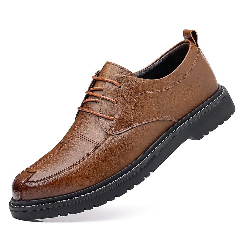 

Формальные туфли дерби Golden Sapling, модные мужские оксфорды, повседневная деловая обувь для мужчин, лоферы для светских мероприятий, свадебные лоферы 44 жёлтый