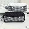 1Pcs Large Capacity Student Pencil Eraser Ruler Organizer Korean Pencil Case INS Aesthetic Causal Stationery Tote Bag