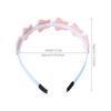 Children'S Candy Color Love Green Onion Powder Headband Cute Princess Gradual Change Rainbow Color Headband Hair Accessories 2544