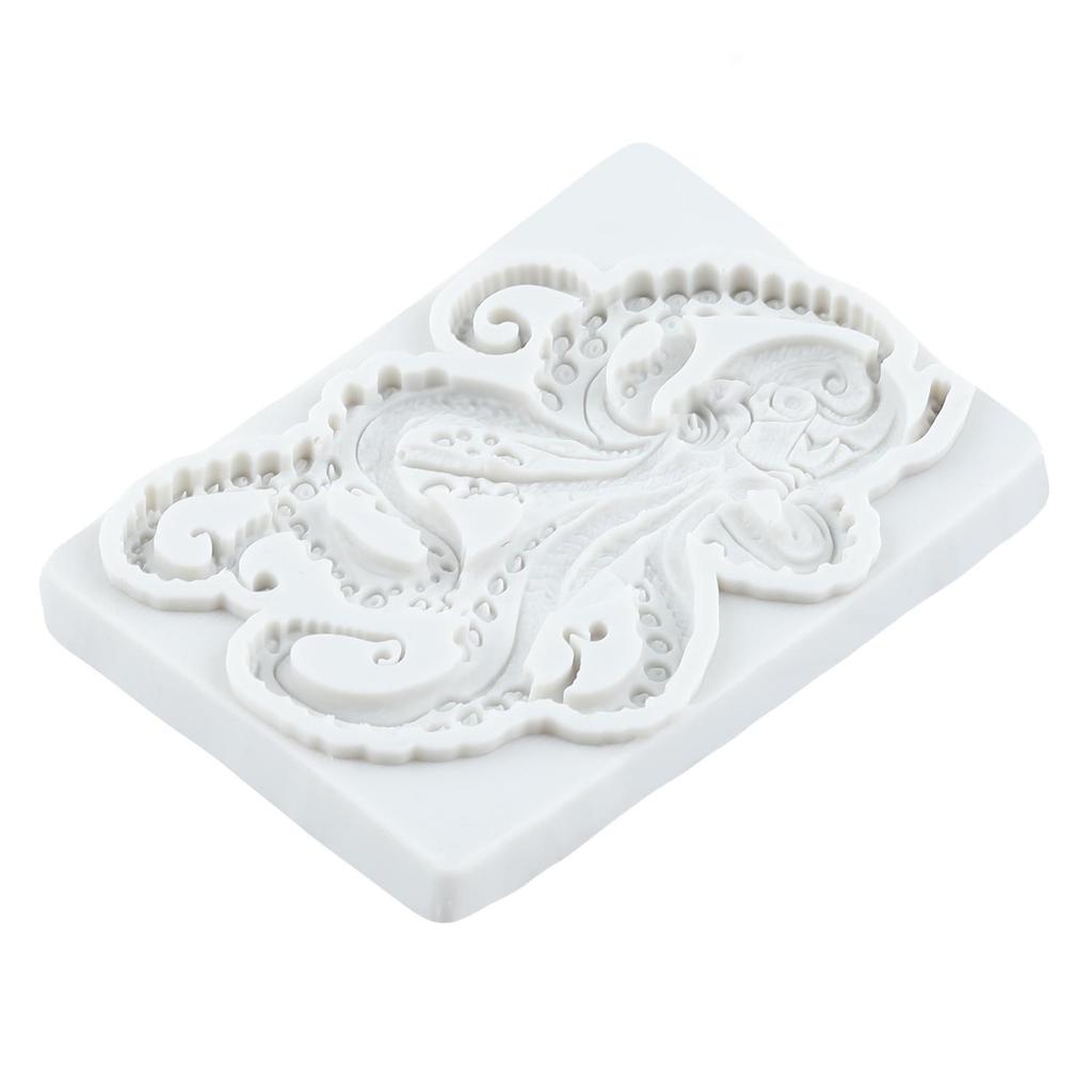 Oktopus Silikonformen Oktopus Fondantform Kuchen Dekorationswerkzeuge Cupcake Topper Süßigkeiten Schokolade Gumpaste Form