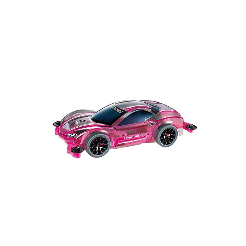 Tamiya Mini 4WD Специальное издание Raikiri Розовое Специальное MS Шасси (Корпус из поликарбоната) 95486