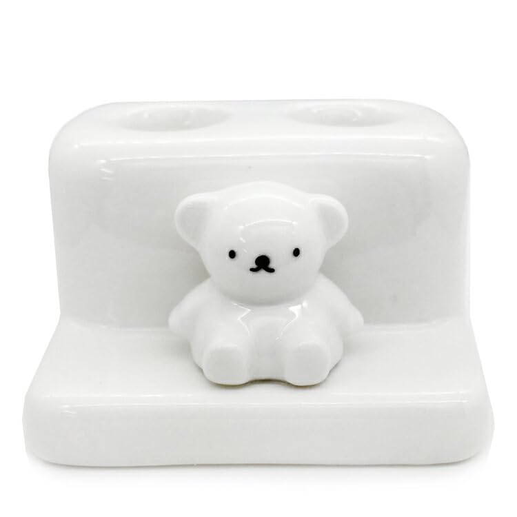 

Marimocraft Miffy Toothbrush Double Boris Miffy Toothbrush Holds 2 Gift Stand, (002438), Holder, Toothpastes,