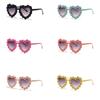 Heart-Shaped Flower Sun Glasses For Kids Daisy Sunglasses Children Outdoor Sun Protection Shades Fashion Funny Party Eyewear