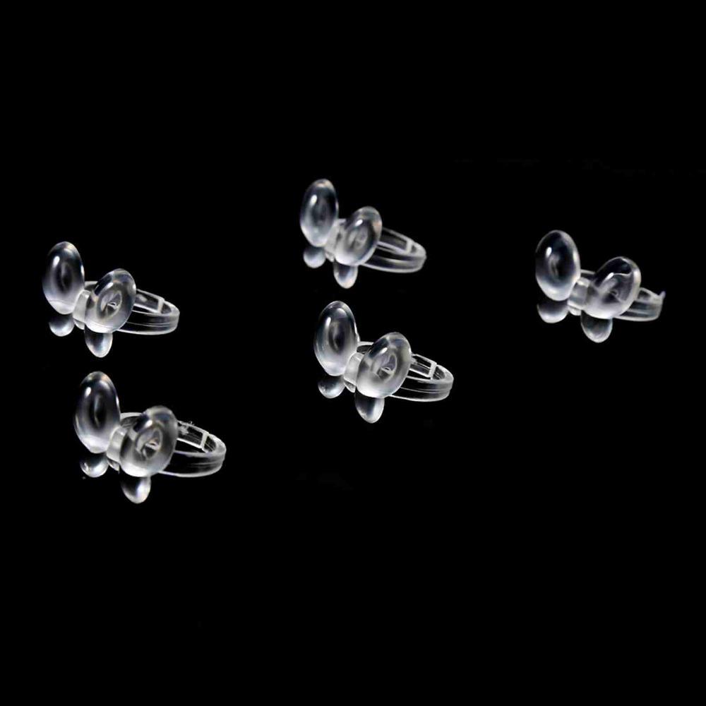 50pcs Color Display Gel Color Showing Ring Transparent Nail Art Display Tool  Manicure Store