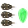 Bait Inline Method Feeder Mould Bait Thrower Carp Fishing Bait Basket Feeder Mould Set Bait Holder  Bait Mould For Carp Feeders