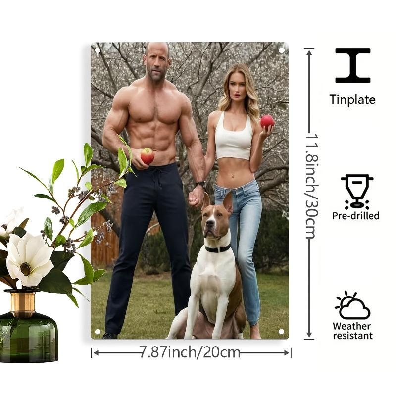 Retro Metal Paintings, Furniture, Living Room Decoration 20x30cm