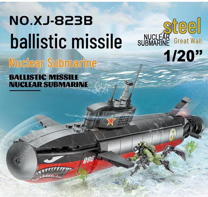 Children’s Educational Small Particle Aircraft Carrier Model Compatible with LEGO Building Blocks