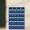 30/36/42/48 Grids Phone Hanging Bag Numbered Wall-mounted Door Hanging Bag Thickened Phone Storage Bag School Wall Door Decor