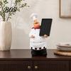 Dining Space Decoration Chef Figurine, Resin Countertop Table Decoration, Funny Statue with Cartoon Kitchen Accessory Seasoning Bottle/Bottle
