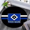 Custom Name HSV Round Area Rug,Carpet Rug for Living Room Bedroom Sofa Playroom Decor,Non-slip Floor Mat