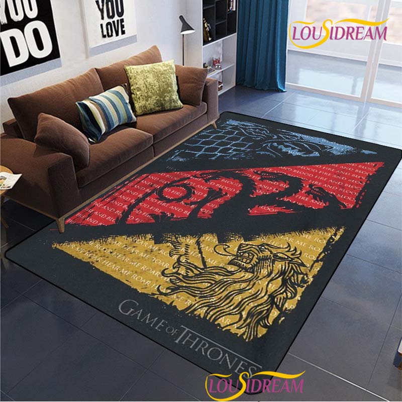 Dragon Of Game Carpet for Living Room Bedroom Rug Kitchen KidsDoor Unslip Floor Mat Birthday Gift Photography Props Alfombra Rug