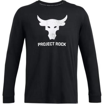 Project Rock Trainings-Langarmshirt mit Grafikprint für Herren, Oberteile, Schwarz 1374847-003