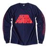 EVERSOUL STAR WARS Long Sleeve T-Shirt, Darth Vader, C3PO, R2D4, Luke Skywalker, Men's, Navy, Size M [Parallel Import]