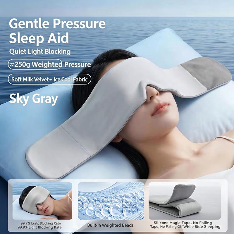 Technology Gravity Deep Sleep Eye Mask Sleep Relief Eye Fatigue Sleeping Shading Double-Sided Micro Pressure Gravity Eye Mask