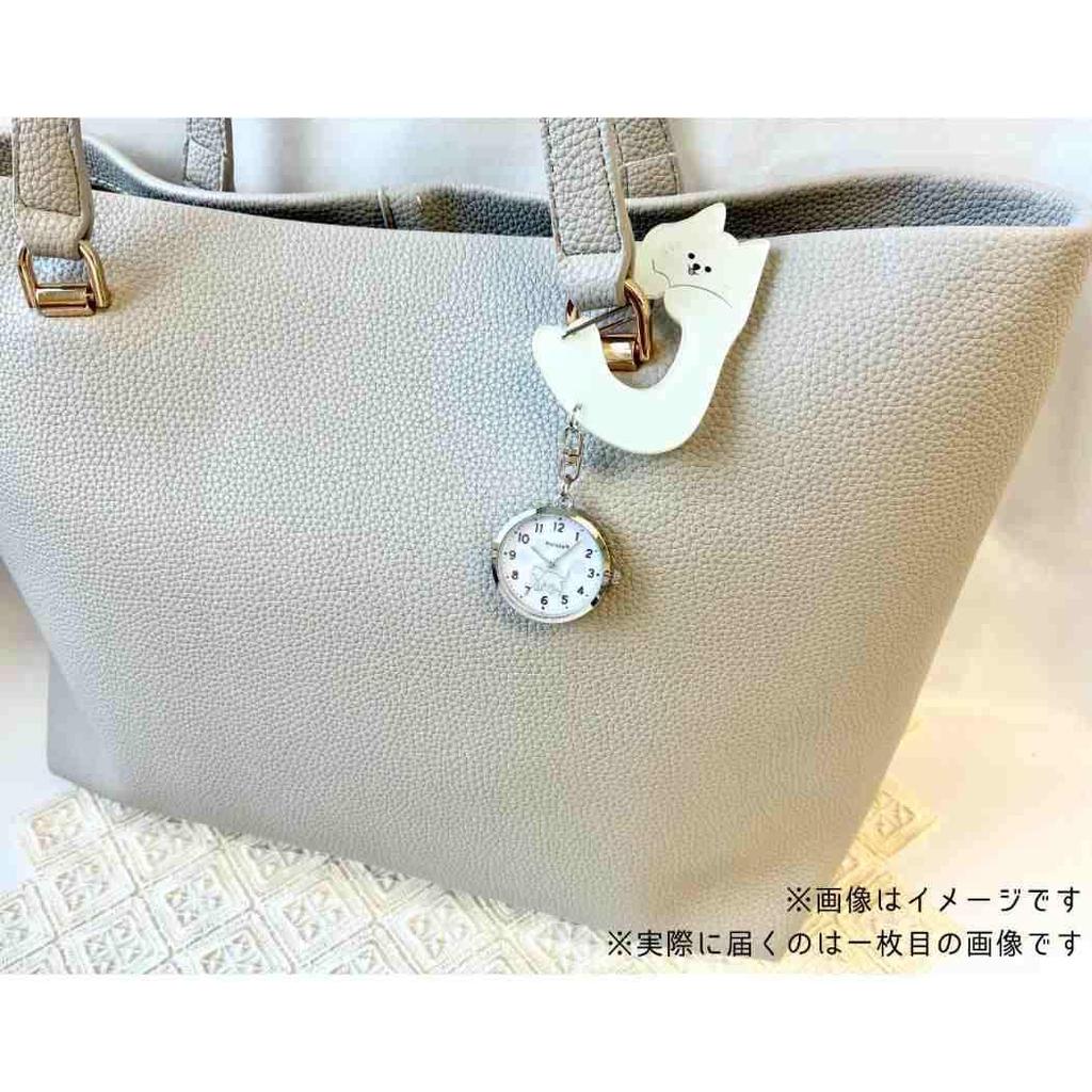 POTENYA [Keychain Watch] Keychain Watch/BK Cat FIELD WORK Women Cute Goods Mail Order