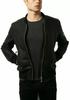AL KHALID NEW DESIGNER Men's Black Leather Jacket 100% Real Lambskin Moto Biker CoatJacket