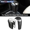 KodoLab Accessories For Mazda CX3 CX4 CX5 CX8 ATENZA AXELA 2014 2015 2016 2017 Carbon Fiber Sticker Gear Shift Knob Cover