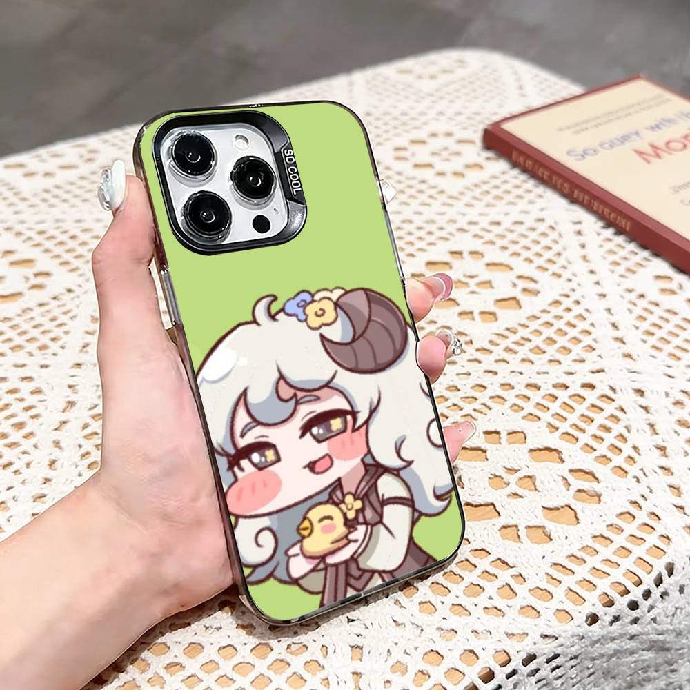 Game T-Trickcal Chibi Go Phone Case For iPhone 17,16,15,14,13,12,11 Plus,Pro Max,XS,Colored silver phone case iPhone12PROMAX