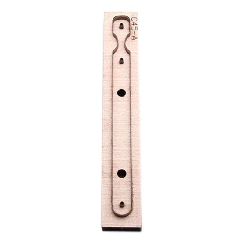 Wooden Punching Die Key Chain Stencil Tools Keychain Handcraft Pendant Template DIY Leather Tool Cutting Mould Easy Install A