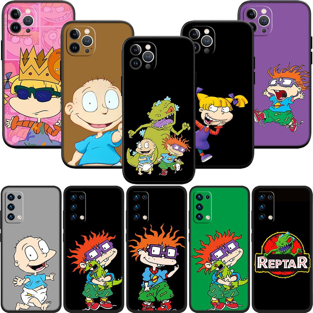 LO82 R-Rugrats Soft Shell Phone Case for Xiaomi Poco C40 C50 C51 C55 C65 C71 C75 F3 F5 F6 F7 M2 M3 Pro Ultra