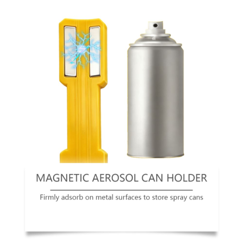 Blue Magnetic Can Organizer 6 Colors Magnetic Spray Can Holder Holder Magnetic Organizer Tool Box