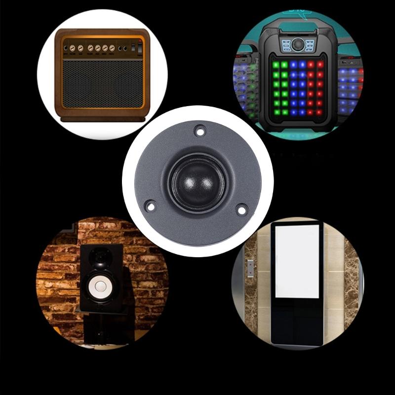 1Pair 3inch 74mm High Fidelitys Silk Film Magnets Domes Tweeter Speaker 30W Trebles Loudspeaker Sound System
