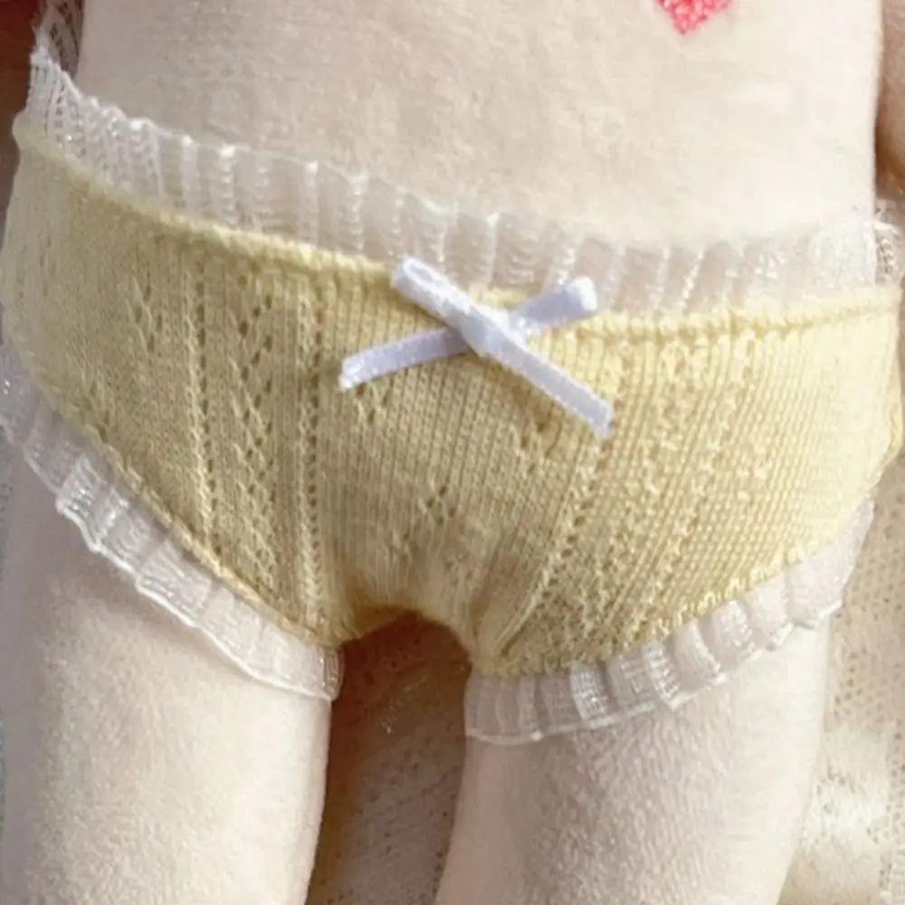 20cm Cotton Dolls Underpant Knickers Doll Fashion Clothes Underwear Panties for 1/11 ob11 Dolls for 1/12bjd Doll Clothing