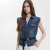Ggpx Weaving Belt Set Denim Vest  Gq4vt005f 