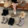 Lamb wool snow boots women's 2025 winter velvet thick-soled warm cotton boots new northeast cold-proof wool cotton shoes
