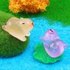 Mini Fluorescenční Kapybara Svítící Mikro Krajina Zvířata Miniaturní Figurky Venkovní Terasa Trávník Dvůr Zahradní Doplňky Dekorace