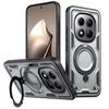 Armor Shockproof Case For Xiaomi Poco M8 Pro Redmi Note 15Pro 4G Plus 5G 360° Rotating Magnetic Stand TPU Plastic Phone Cover