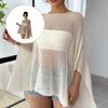 Lady See Through Shoulder Wrap Scarf Multipurpose Sun Shielding For Travel And Daily Use