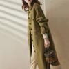2023 Autumn/Winter Women's Wool Coat: Slim, Medium-Long, Simple Shirt Style