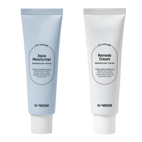 [Dr+MEDM] Facial Moisturizer Aqua Moisturizer Cream/Remedy Cream 50g