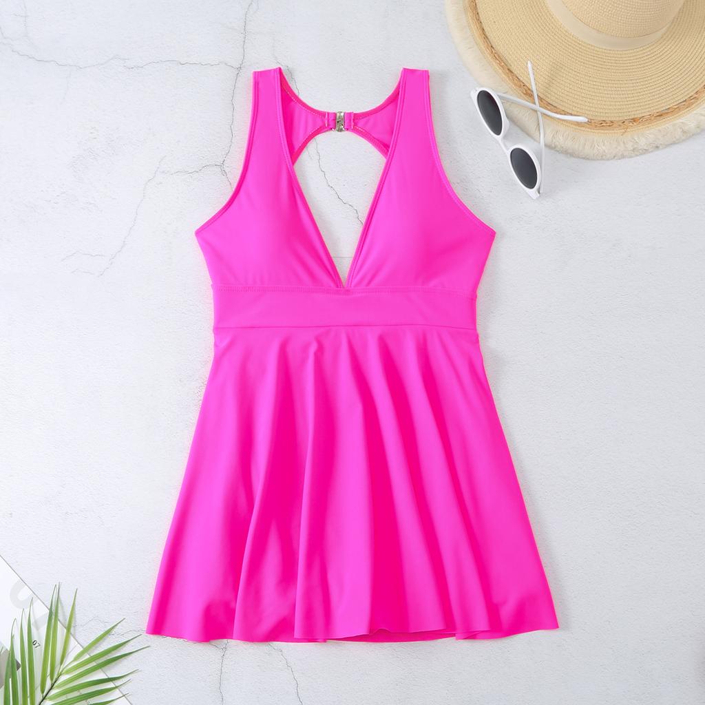 Kvinner Bikini Sexy Badedrakt med høy midje Strandbadetøy Sommerbadedrakt for kvinner