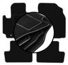 Conjunto de tapetes de veludo para: Toyota RAV4 II 2WD 5 portas (2001-2005)