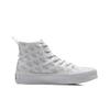 Li-Ning Non-Slip Wear-Resistant Lightweight High-Top Canvas Shoes Women Sneakers White Yellow AGCP338-4
