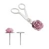 2 Stück/Set Spritzbeutel Blumenschere Nagelsicherheit Rosen Dekor Heber Fondant Kuchen Dekorierplatte Creme Transfer Backen Gebäckwerkzeuge