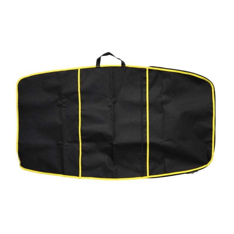 

Surf Bodyboard Carrying Bag Cover Paddleboard Bag with Handle Carrying Strap Travel Bodyboard Bags Surfboard Cover жовтий/чорний