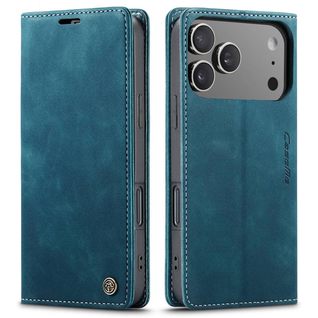 For iPhone 18 Pro Max 18 Pro Flip Wallet Case Luxury Leather Magnetic Folio Book Cover Card Holder Kickstand Shockproof Cover
