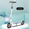 Foldable Two-Wheel Scooter for Adults & Kids - Starry Black with Dual Brakes