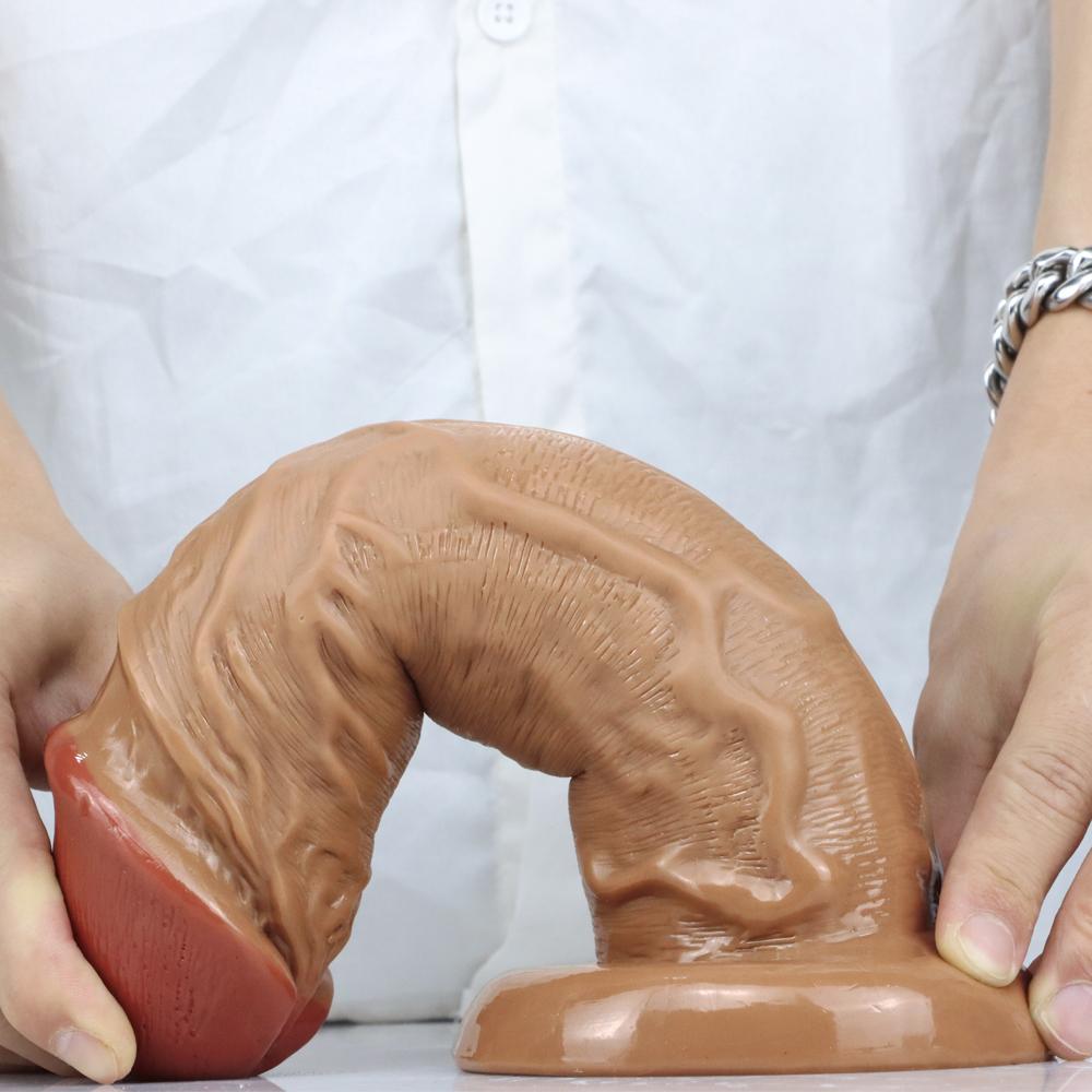 Realistic Long Dildo Anal Plug with Suction Cup Big Penis Butt Plug Long Dick Sex Toys for Women Men Phallus Anal Dilator