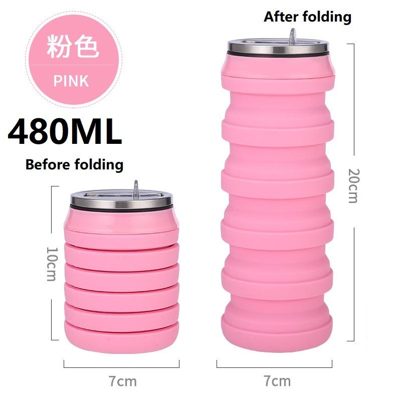 480Ml Soft Water Bottle Running Flask Gourde Running Silicone Water Bottle Soft Flask Ydsh03