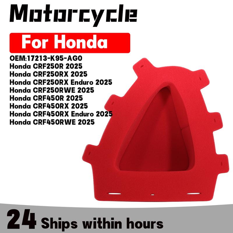 Motorcycle Air Filter Is for Honda CRF250R CRF250RX Enduro CRF250RWE CRF450R CRF450RX Enduro CRF450RWE OEM:17213-K95-AG0 2025