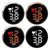 Car Electronic Clock Adhesive Digital Clock for Car Dashboard Air Vent, Small LED Time Display for Automotive Truck Bike A5D3