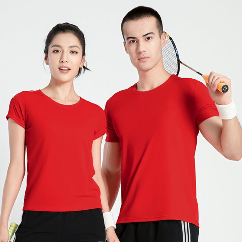 

Унисекс Спортивная футболка с быстрой сушкой на лето - Повседневный топ с коротким рукавом, идеально подходящий для бадминтона и тенниса XL